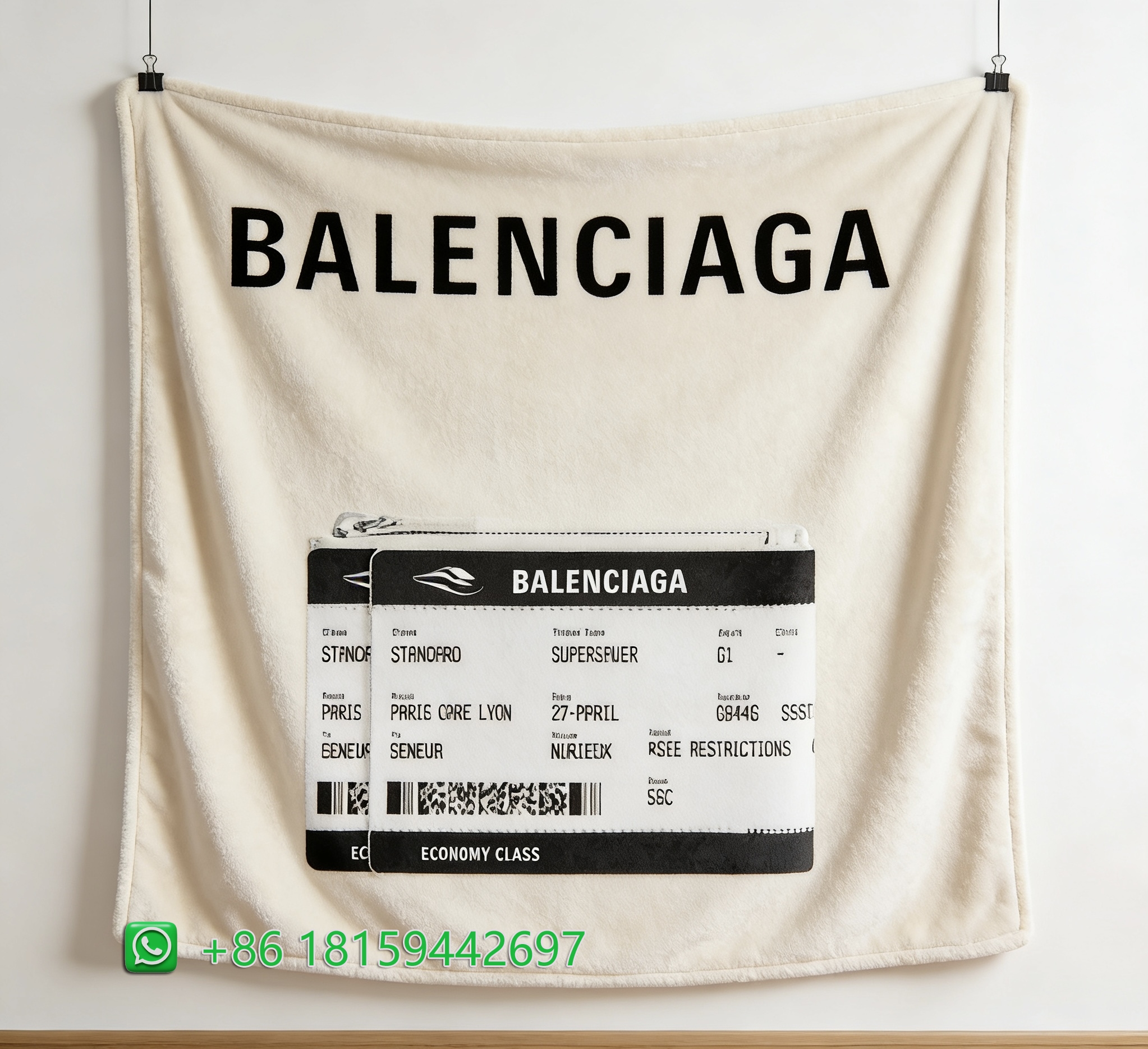 Balenciaga Throw Blankets